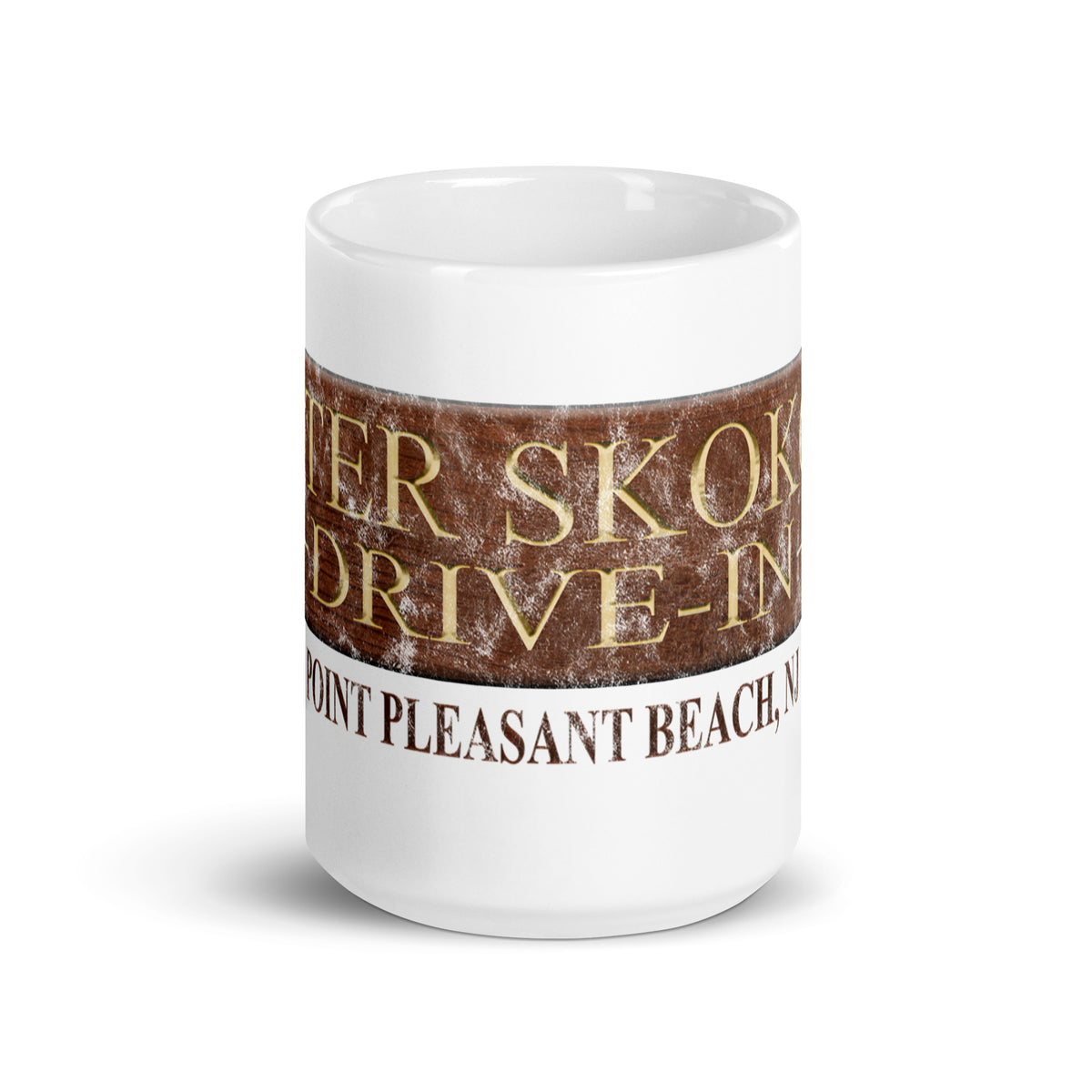 Peter Skokos Drive-In - POINT PLEASANT BEACH - White Glossy Mug