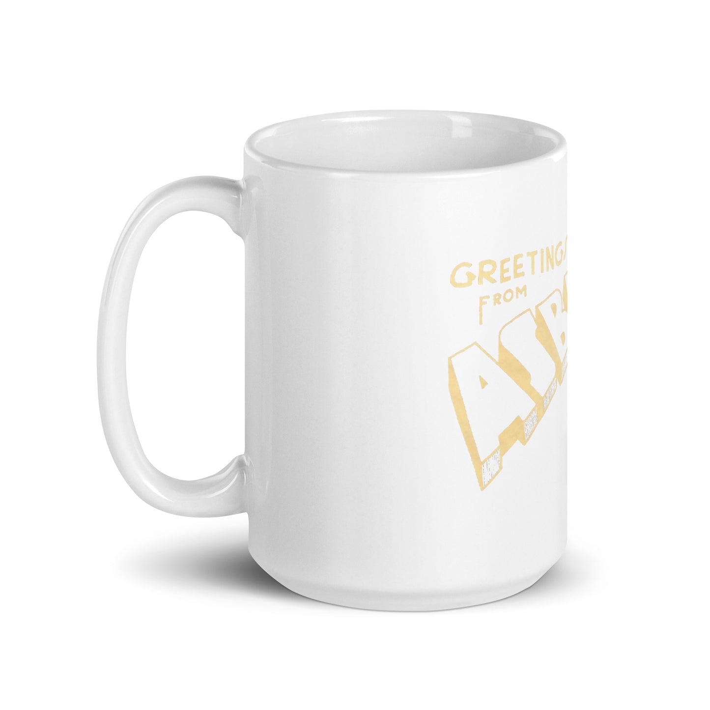 Greetings from Asbury Park - White glossy mug