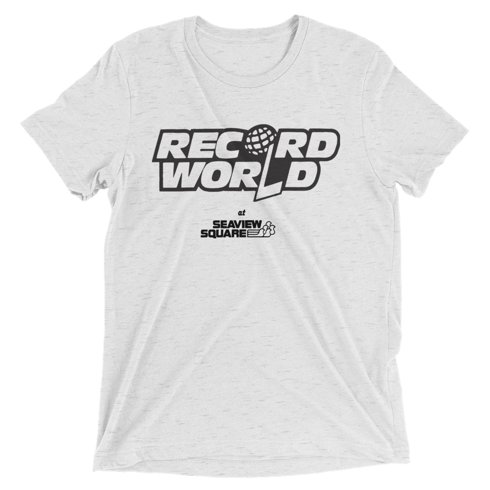 Record World - OCEAN TWP. - Short sleeve t-shirt White Fleck Triblend