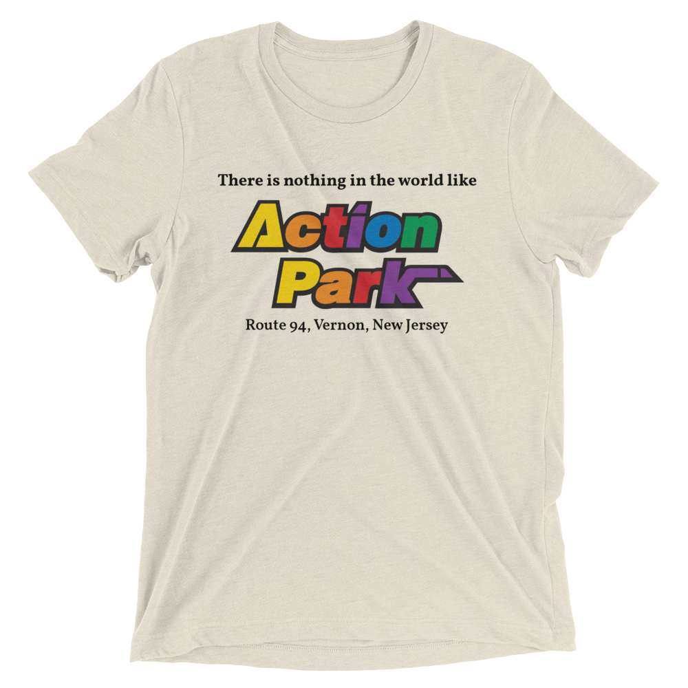 Action Park - VERNON - Short sleeve t-shirt Oatmeal Triblend