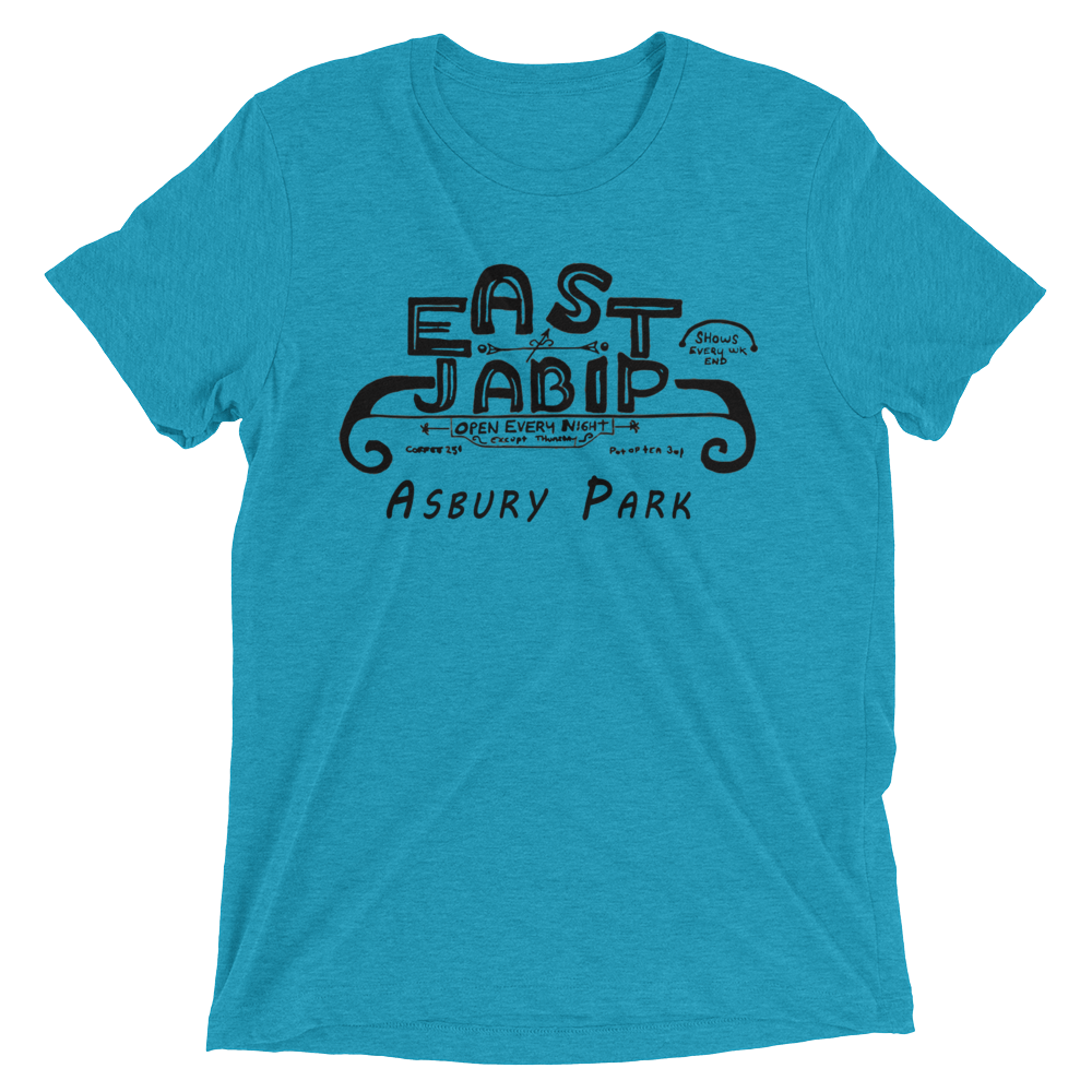 East Jabip Coffee House - ASBURY PARK - Short sleeve t-shirt Aqua Triblend