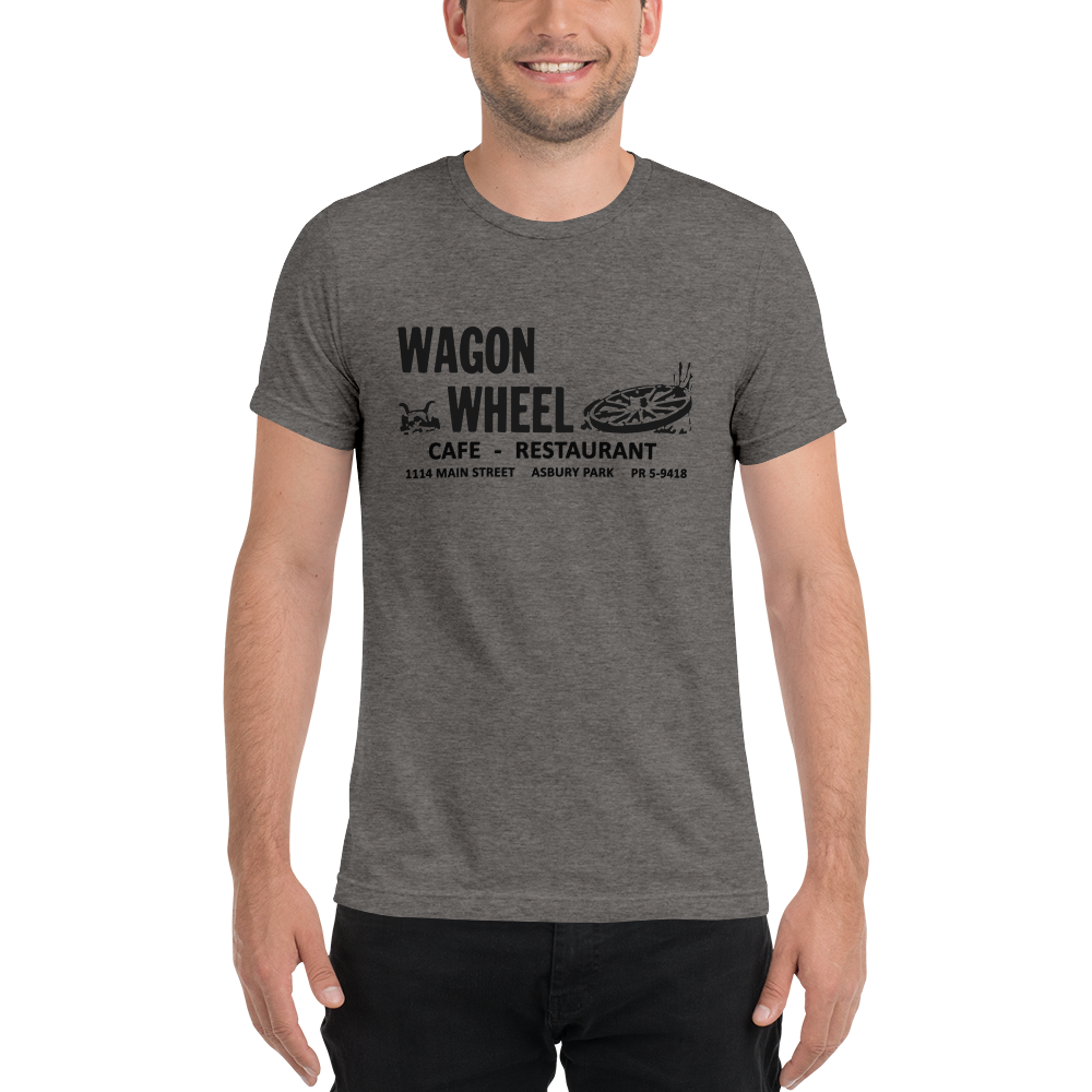 Wagon Wheel - ASBURY PARK - Short sleeve t-shirt Grey Triblend