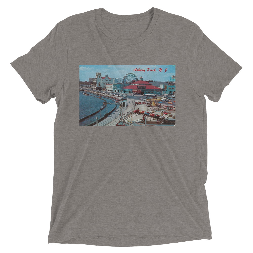 ASBURY PARK - Short sleeve t-shirt Grey Triblend