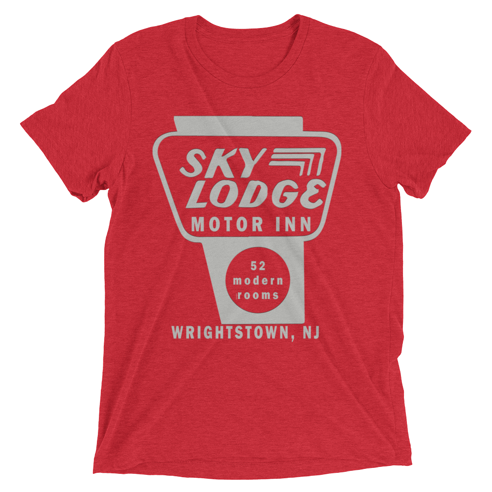 Sky Lodge Motor Inn - WRIGHTSTOWN - Short sleeve t-shirt Red Triblend