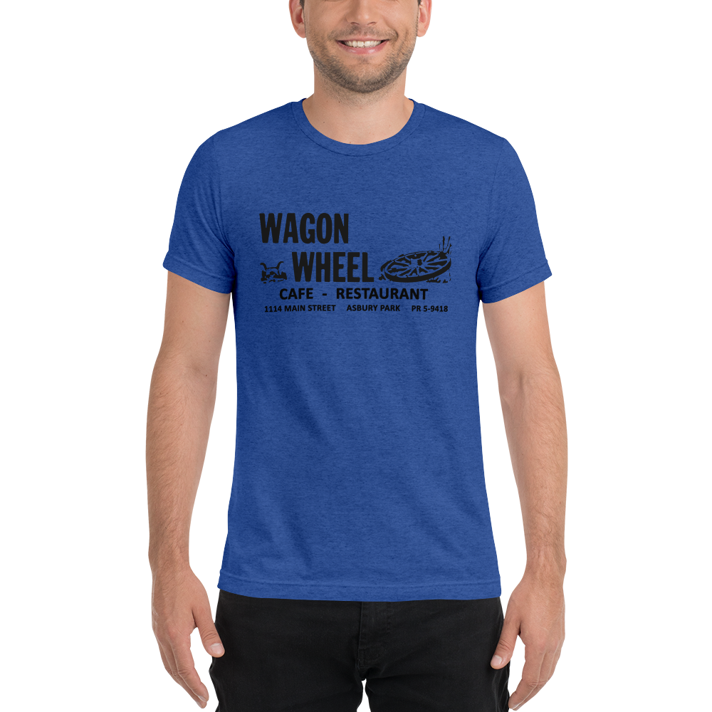 Wagon Wheel - ASBURY PARK - Short sleeve t-shirt True Royal Triblend