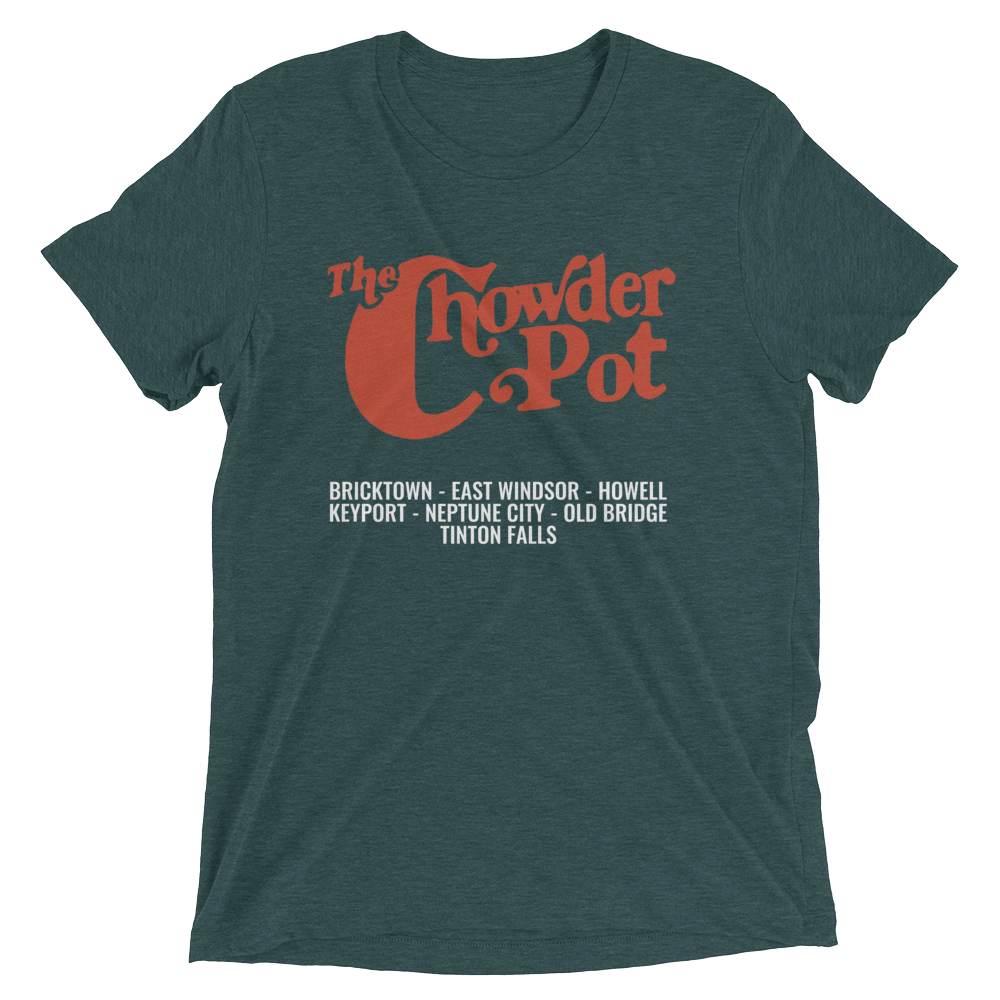 The Chowder Pot - NEPTUNE CITY / TINTON FALLS / BRICK - Short sleeve t-shirt Emerald Triblend