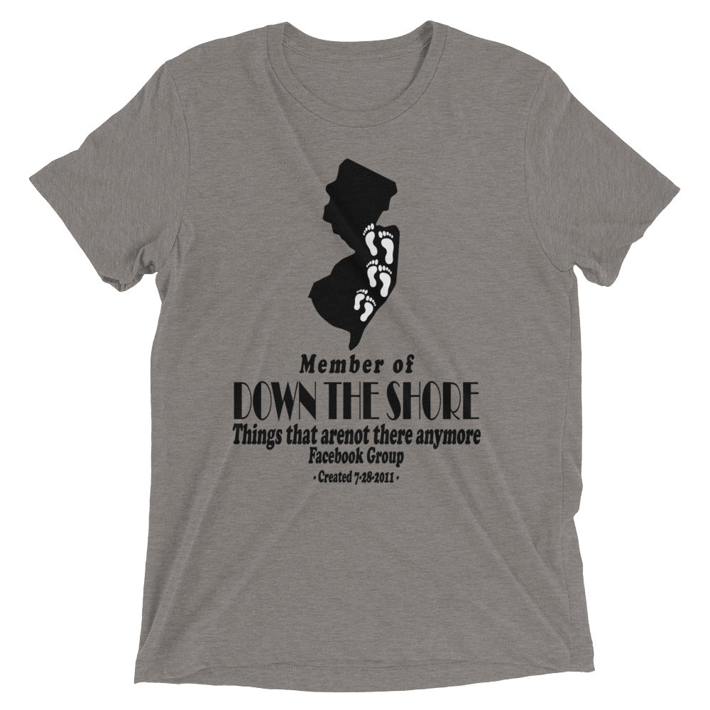Down the Shore, Things that arenot there anymore - Facebook Group - Short sleeve t-shirt Grey Triblend