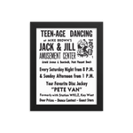 Jack & Jill Amusement Center - POINT PLEASANT BEACH - Framed poster