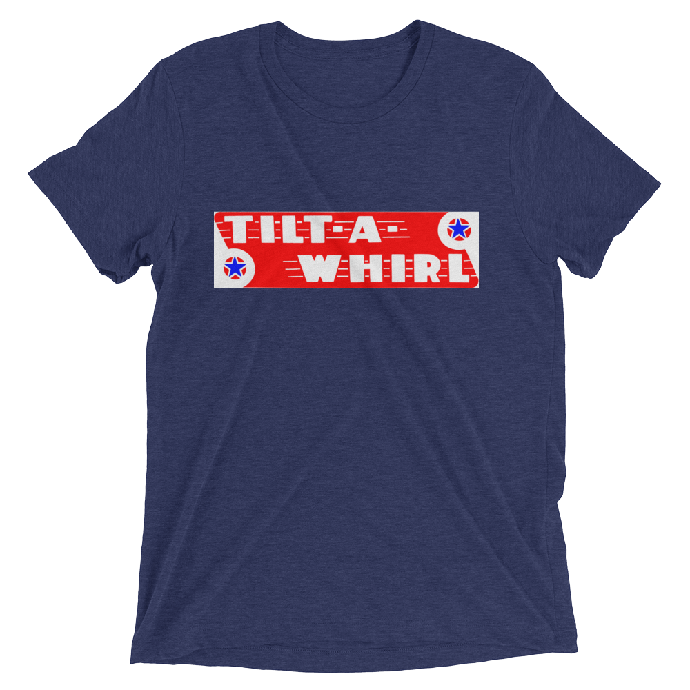 TILT-A-WHIRL - Short sleeve t-shirt Navy Triblend