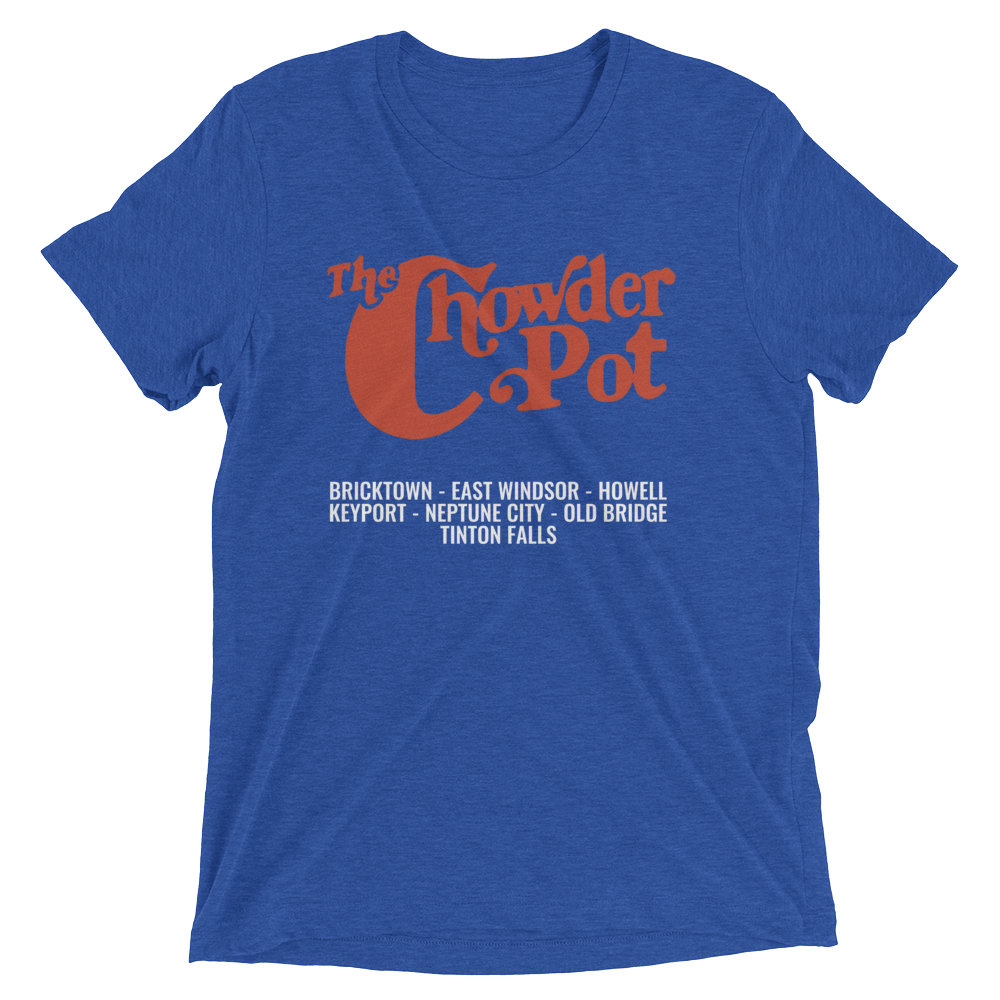 The Chowder Pot - NEPTUNE CITY / TINTON FALLS / BRICK - Short sleeve t-shirt True Royal Triblend
