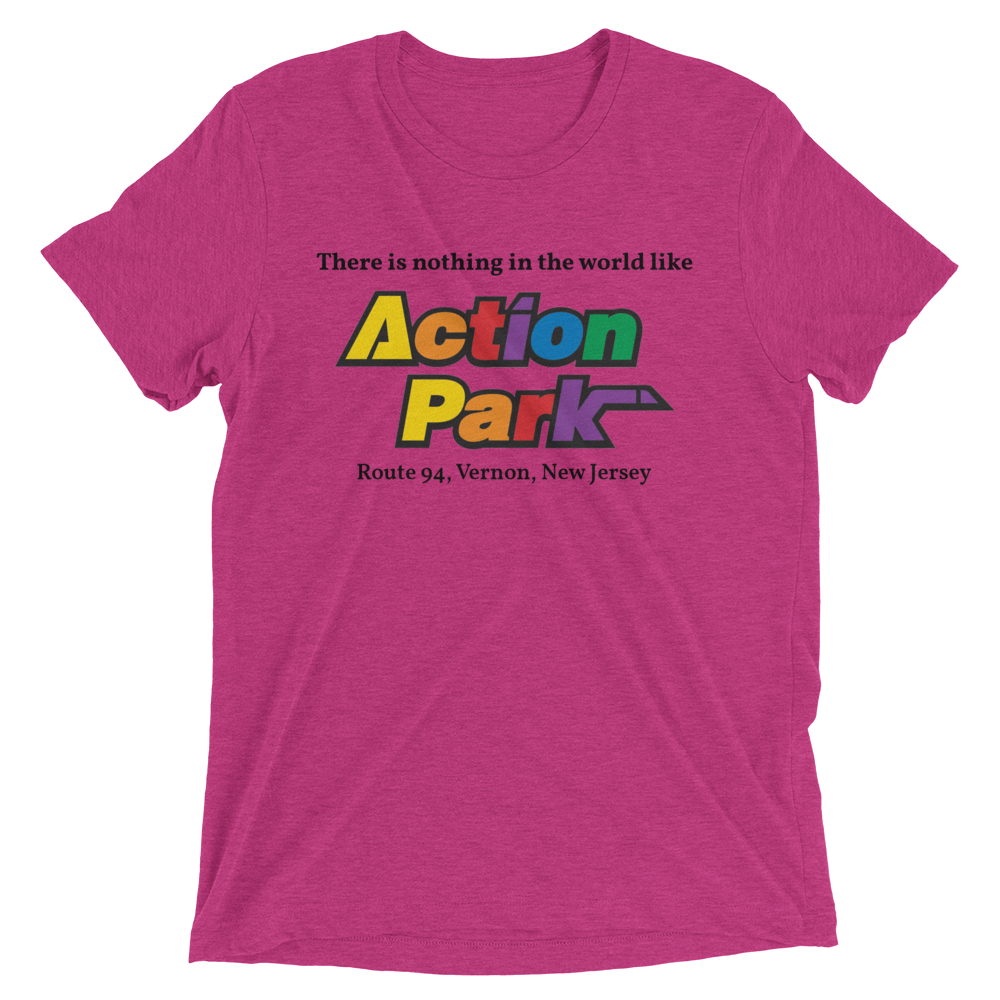 Action Park - VERNON - Short sleeve t-shirt Berry Triblend