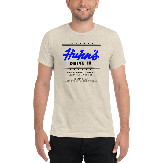Huhn's Drive In - SOUTH BELMAR - Short sleeve t-shirt Oatmeal Triblend