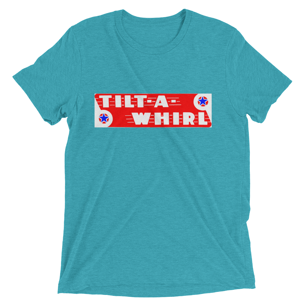 TILT-A-WHIRL - Short sleeve t-shirt Teal Triblend