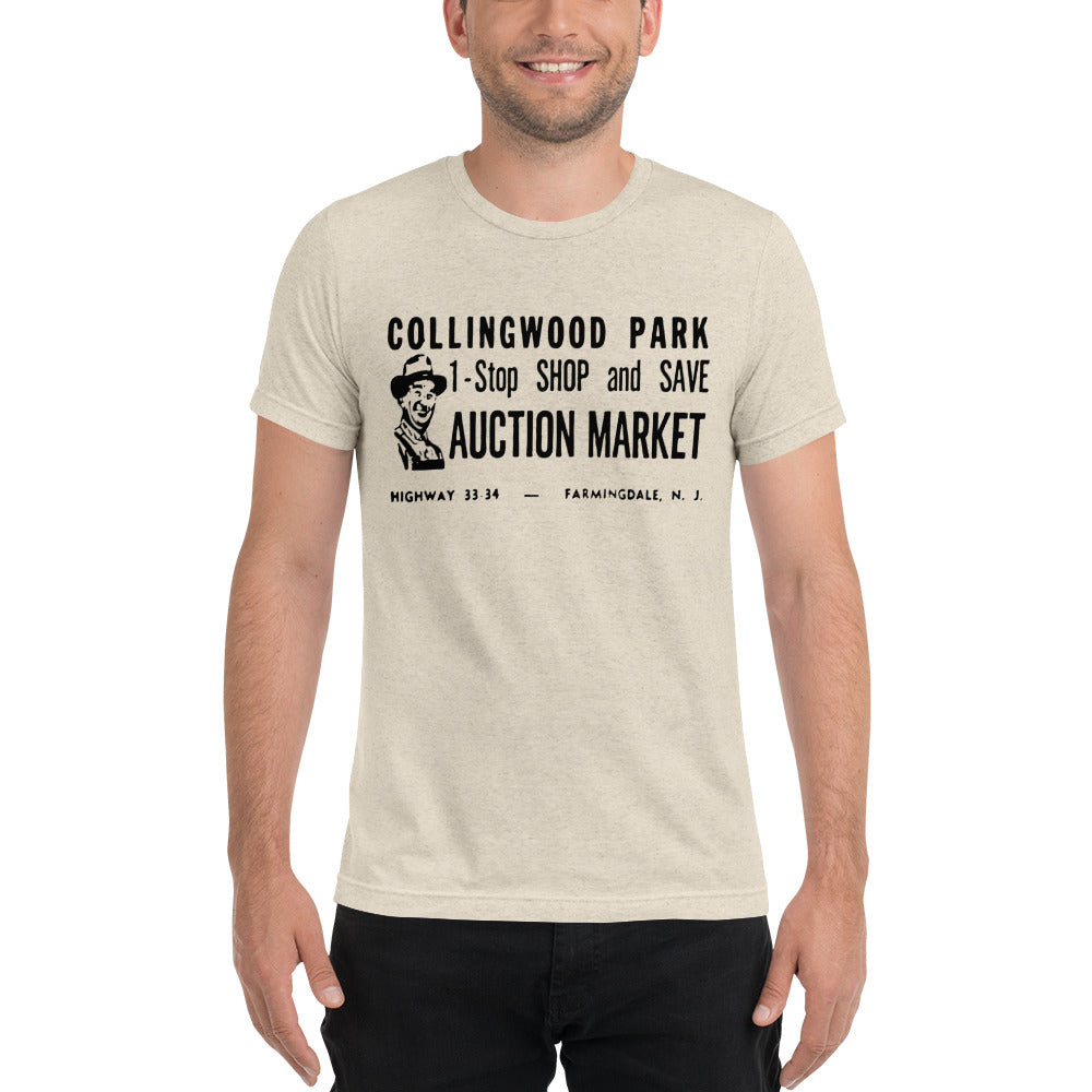 Collingwood Auction - FARMINGDALE - Short sleeve t-shirt Oatmeal Triblend