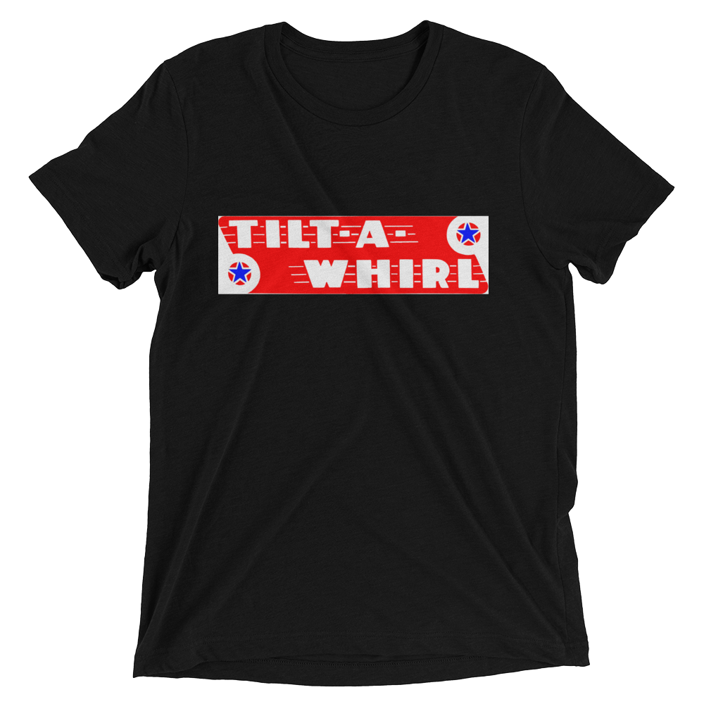 TILT-A-WHIRL - Short sleeve t-shirt Solid Black Triblend