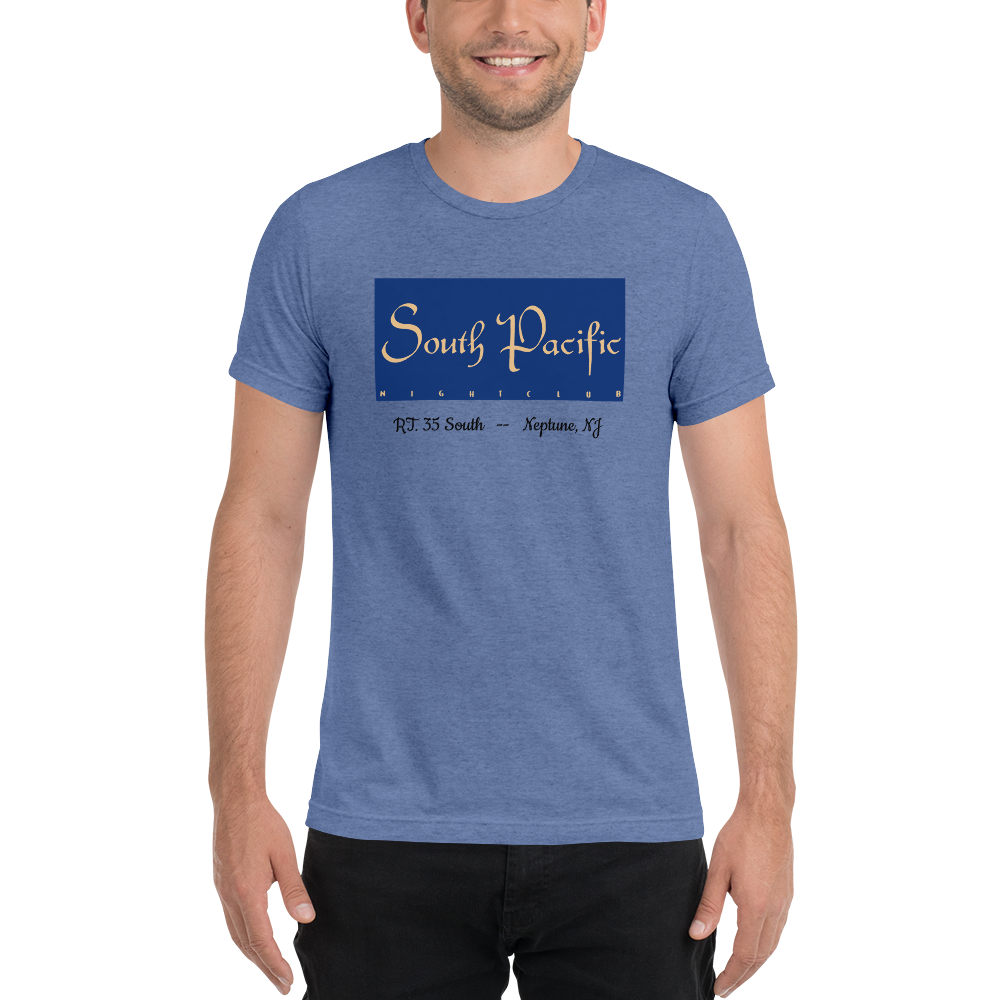 South Pacific Nightclub - NEPTUNE - Short sleeve t-shirt Blue Triblend