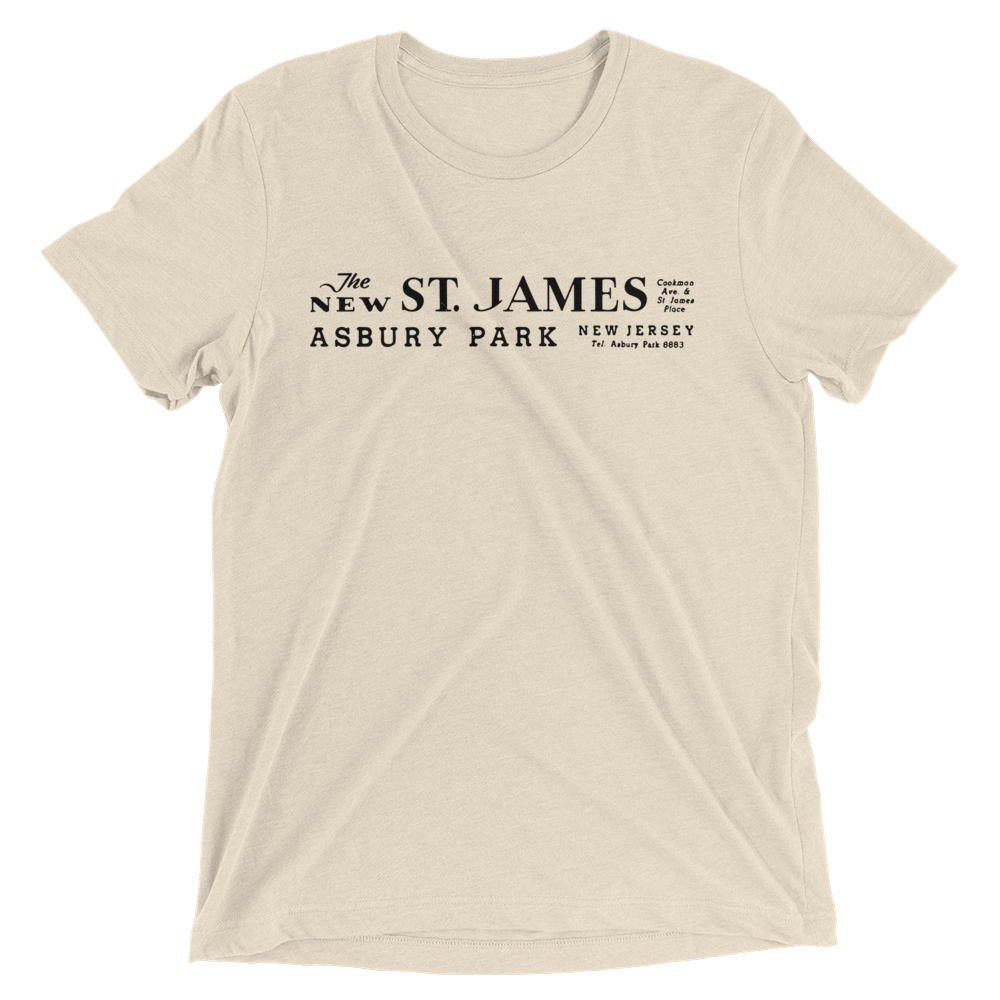 St. James Theatre - ASBURY PARK - Short sleeve t-shirt Oatmeal Triblend