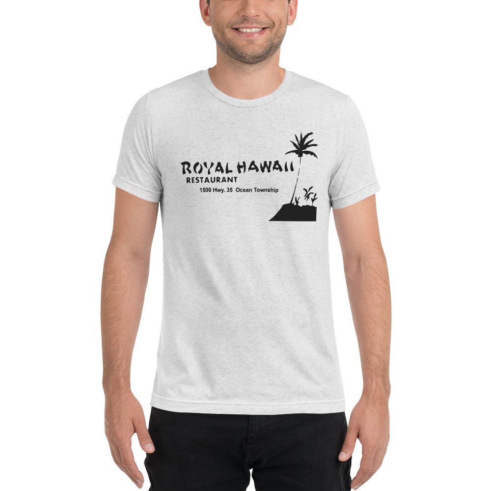 Royal Hawaii - OCEAN - Short sleeve t-shirt White Fleck Triblend