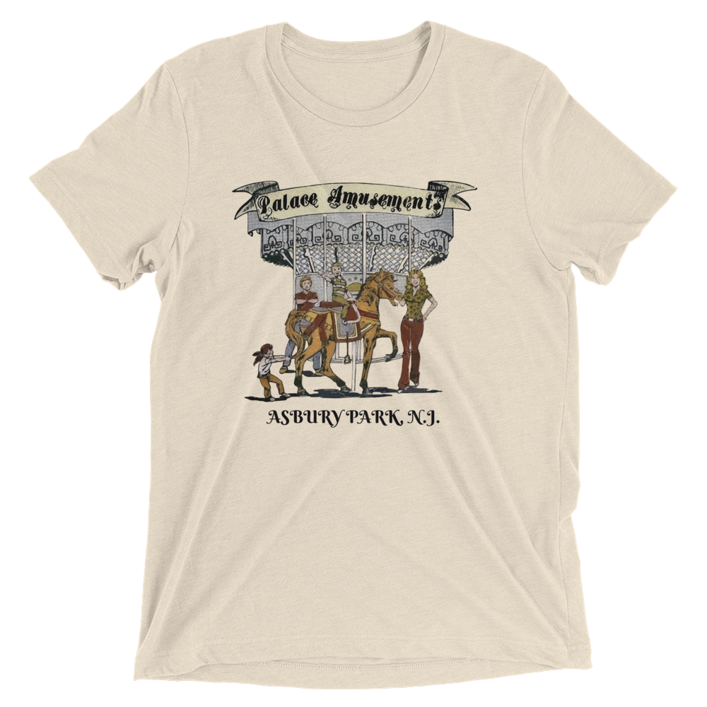 Palace Amusements - ASBURY PARK - Short sleeve t-shirt Oatmeal Triblend