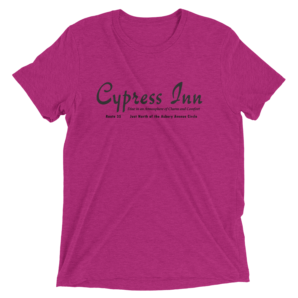 Cypress Inn - OCEAN TWP. - Short sleeve t-shirt Berry Triblend