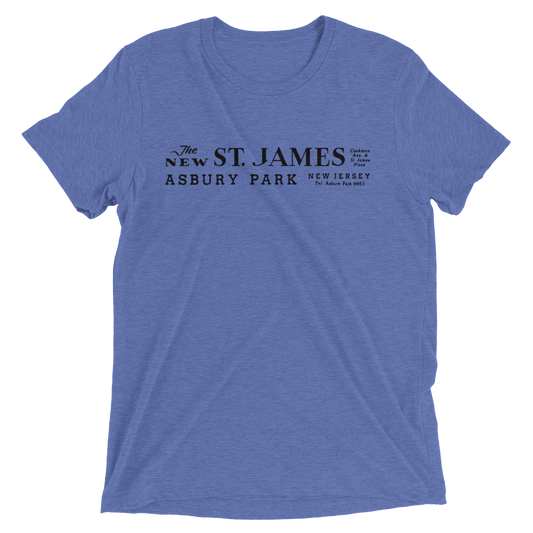 St. James Theatre - ASBURY PARK - Short sleeve t-shirt Blue Triblend