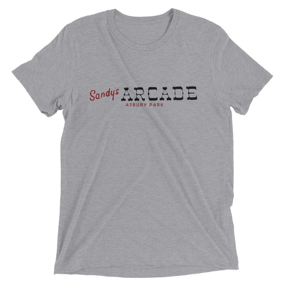 Sandy's Arcade - ASBURY PARK - Short sleeve t-shirt Athletic Grey Triblend