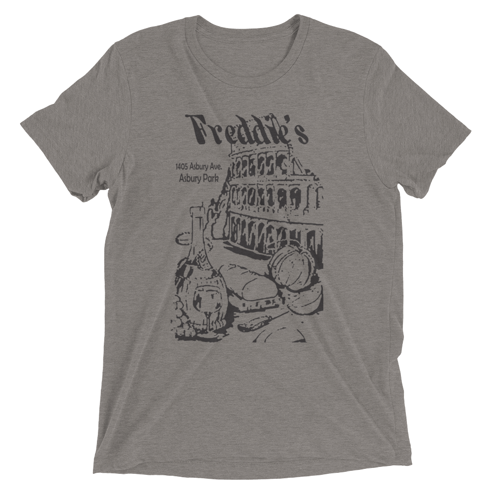 Freddie's Pizza - ASBURY PARK - Short sleeve t-shirt Grey Triblend