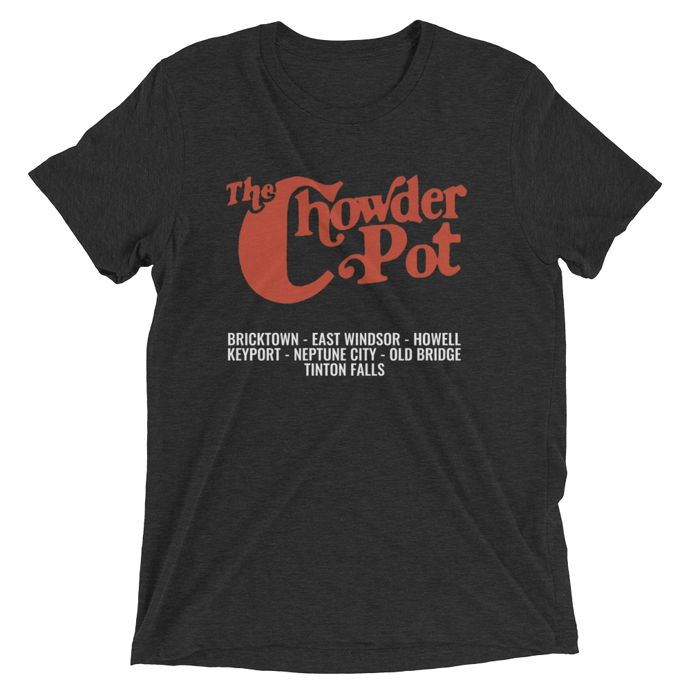 The Chowder Pot - NEPTUNE CITY / TINTON FALLS / BRICK - Short sleeve t-shirt Charcoal-Black Triblend