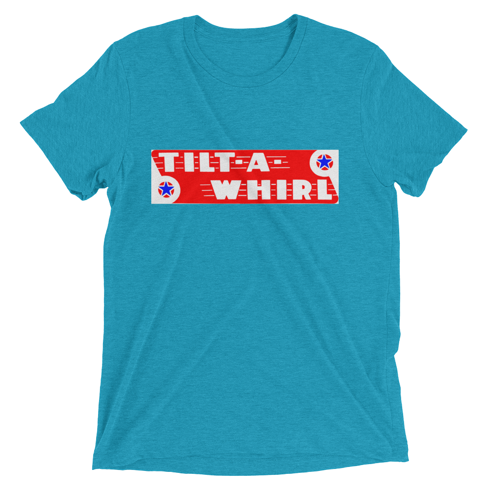 TILT-A-WHIRL - Short sleeve t-shirt Aqua Triblend