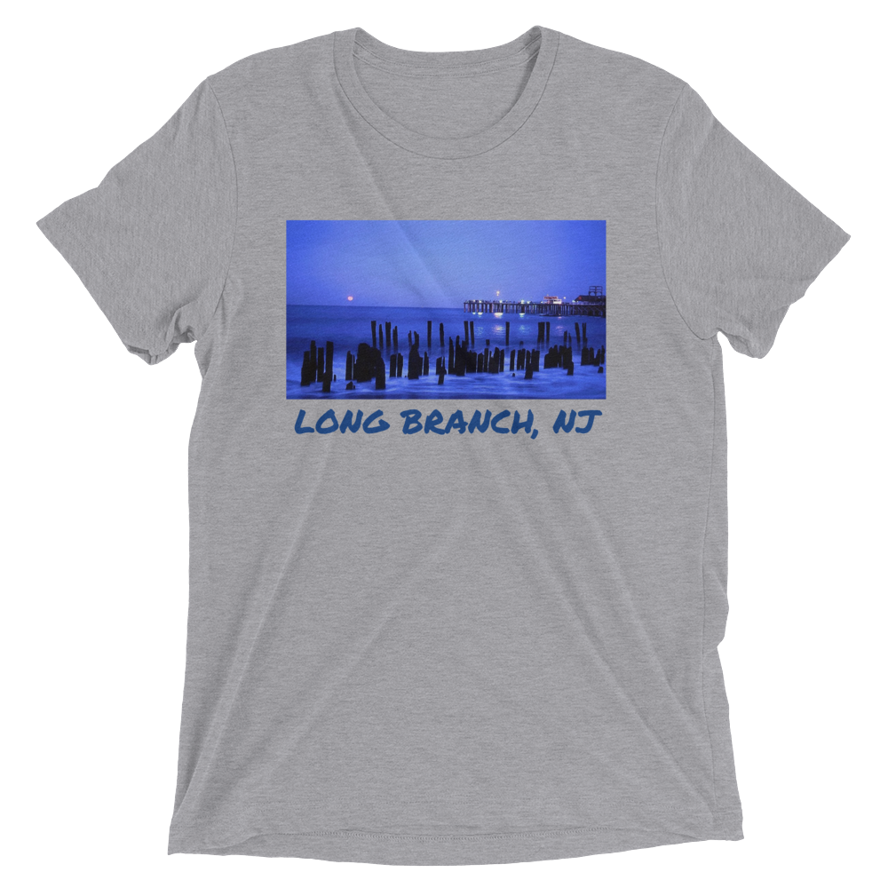 LONG BRANCH PIER - Short sleeve t-shirt Athletic Grey Triblend