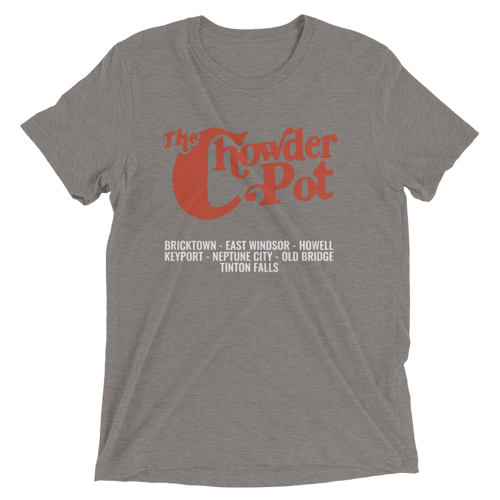 The Chowder Pot - NEPTUNE CITY / TINTON FALLS / BRICK - Short sleeve t-shirt Grey Triblend