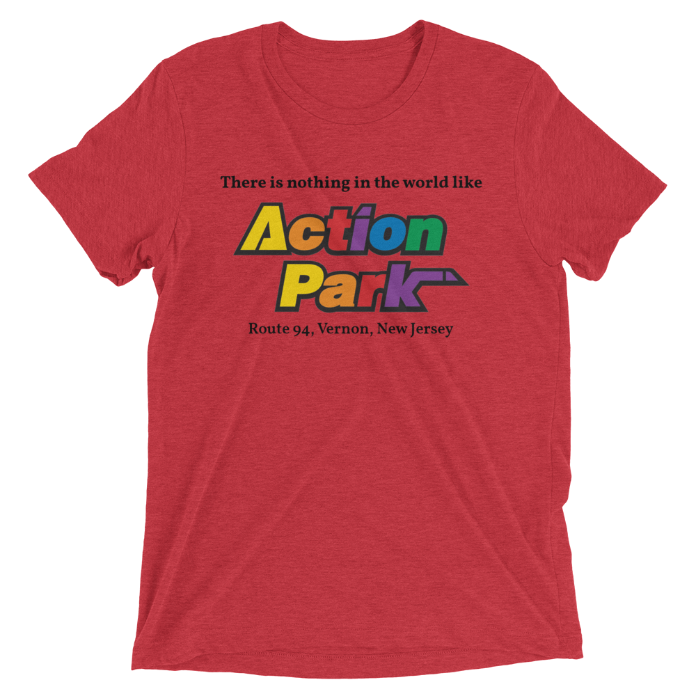 Action Park - VERNON - Short sleeve t-shirt Red Triblend