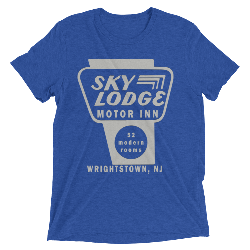 Sky Lodge Motor Inn - WRIGHTSTOWN - Short sleeve t-shirt True Royal Triblend