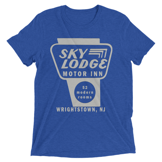 Sky Lodge Motor Inn - WRIGHTSTOWN - Short sleeve t-shirt True Royal Triblend