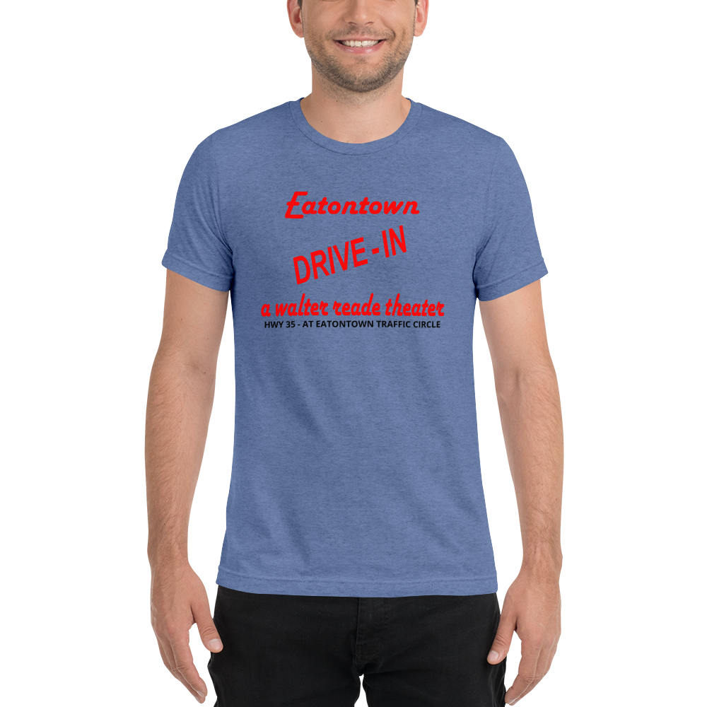 Eatontown Drive-In - EATONTOWN - Short sleeve t-shirt Blue Triblend
