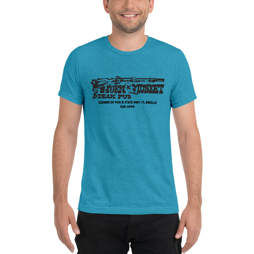 The Horn & Musket - BRIELLE - Short sleeve t-shirt Aqua Triblend