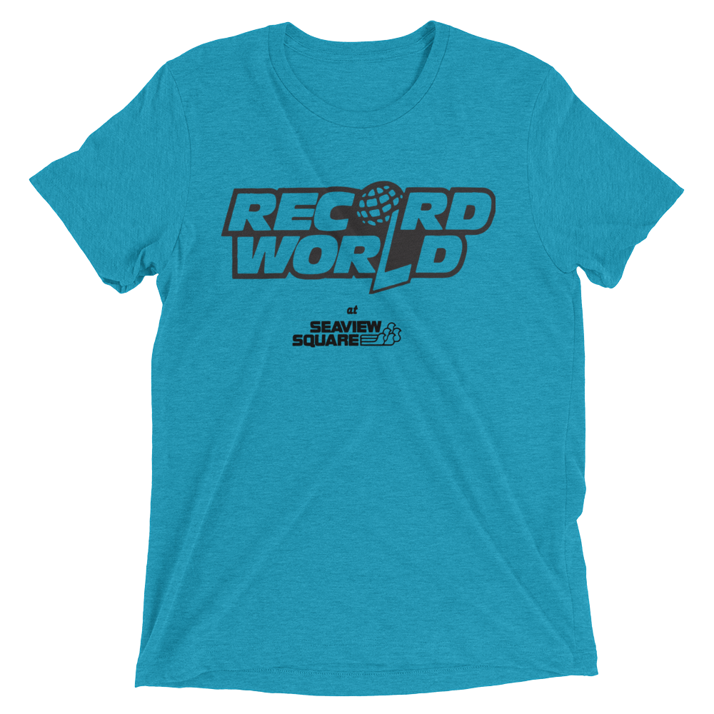 Record World - OCEAN TWP. - Short sleeve t-shirt Aqua Triblend