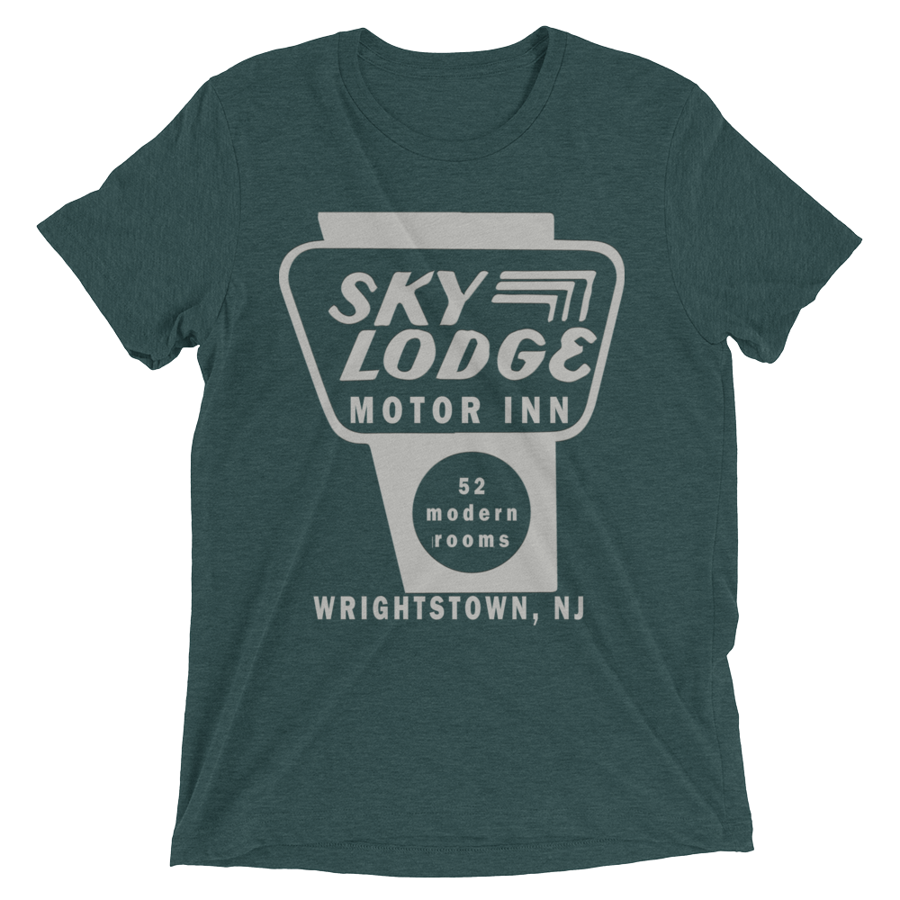 Sky Lodge Motor Inn - WRIGHTSTOWN - Short sleeve t-shirt Emerald Triblend