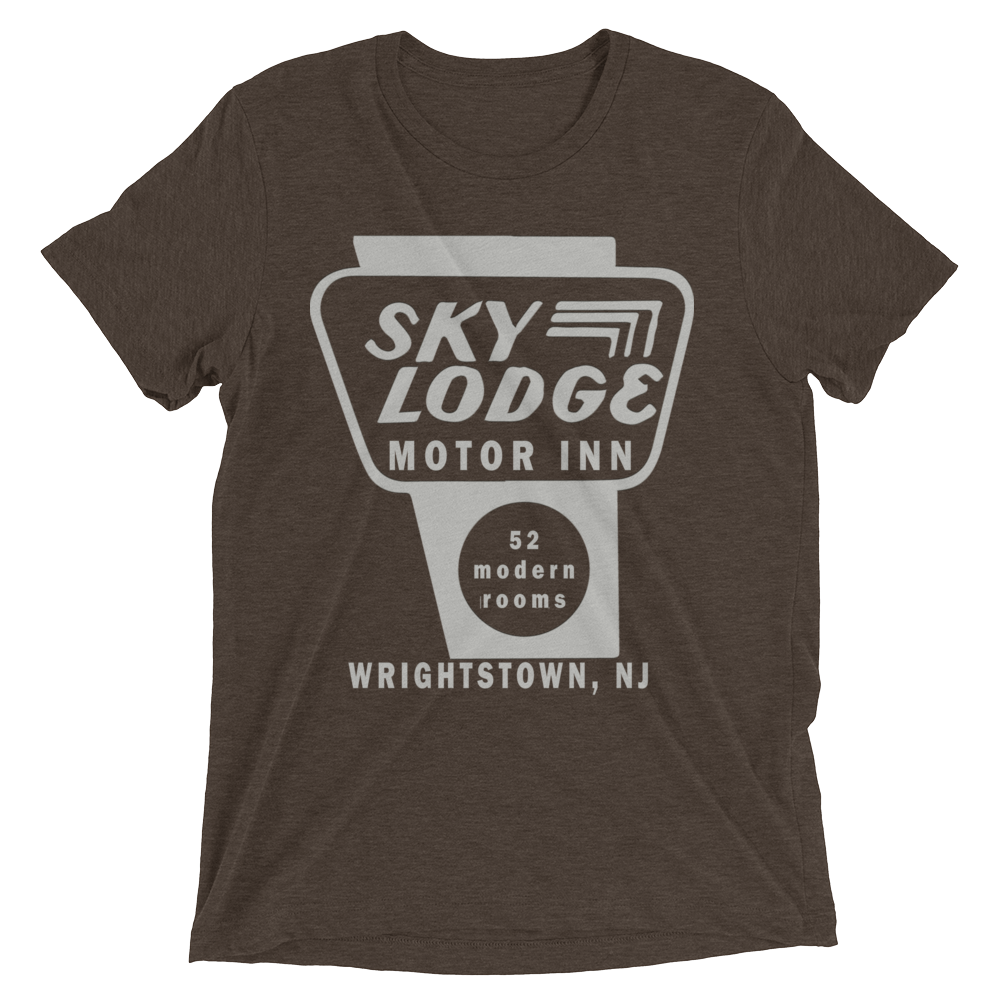 Sky Lodge Motor Inn - WRIGHTSTOWN - Short sleeve t-shirt Brown Triblend
