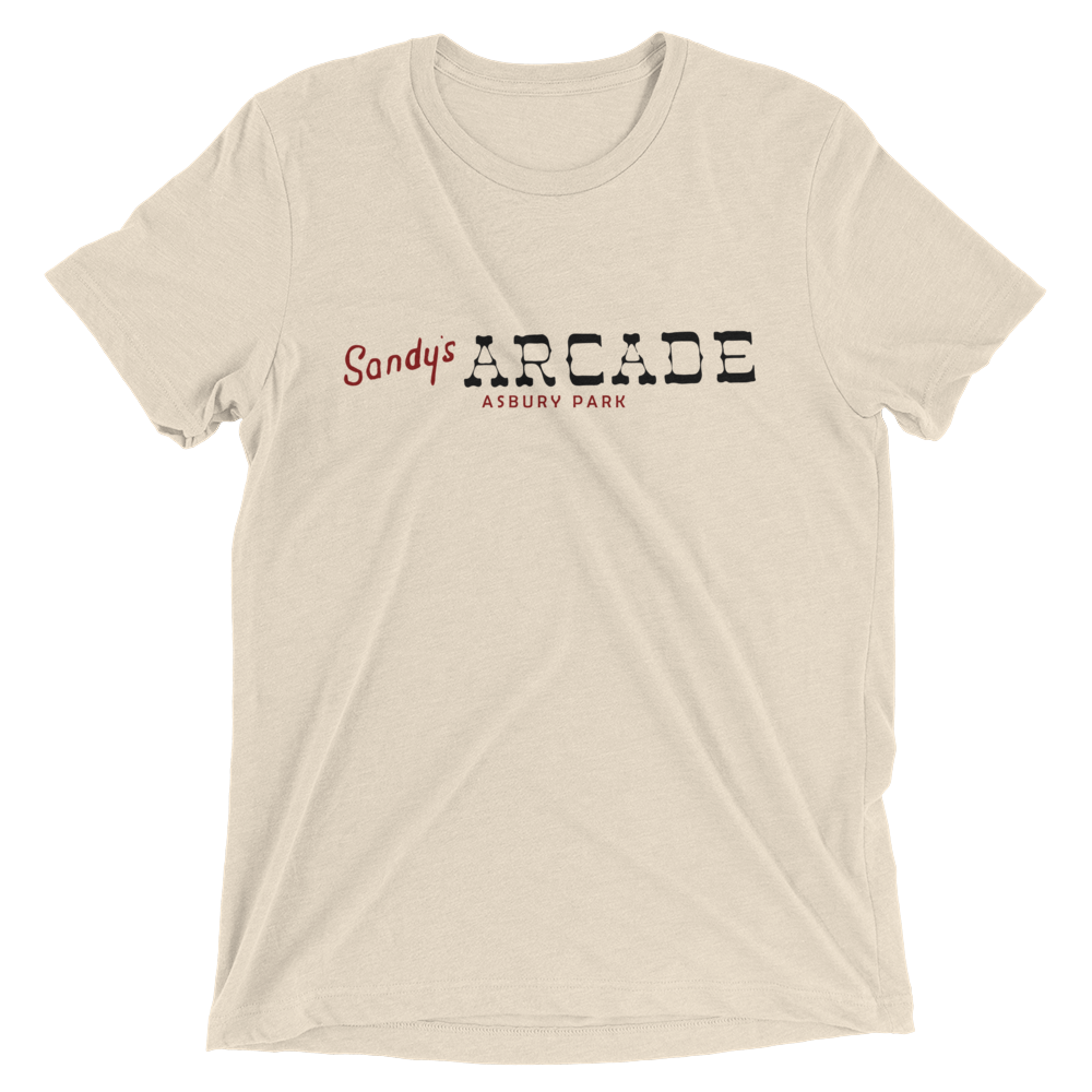 Sandy's Arcade - ASBURY PARK - Short sleeve t-shirt Oatmeal Triblend