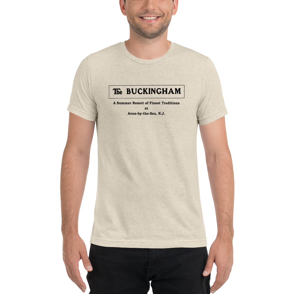 The Buckingham Hotel - AVON-BY-THE-SEA - Short Sleeve T-Shirt Oatmeal Triblend