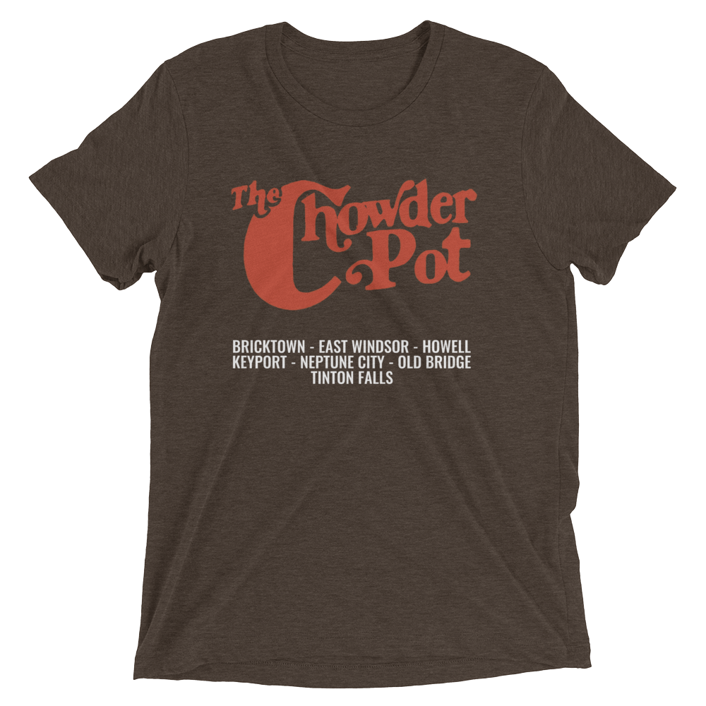 The Chowder Pot - NEPTUNE CITY / TINTON FALLS / BRICK - Short sleeve t-shirt Brown Triblend