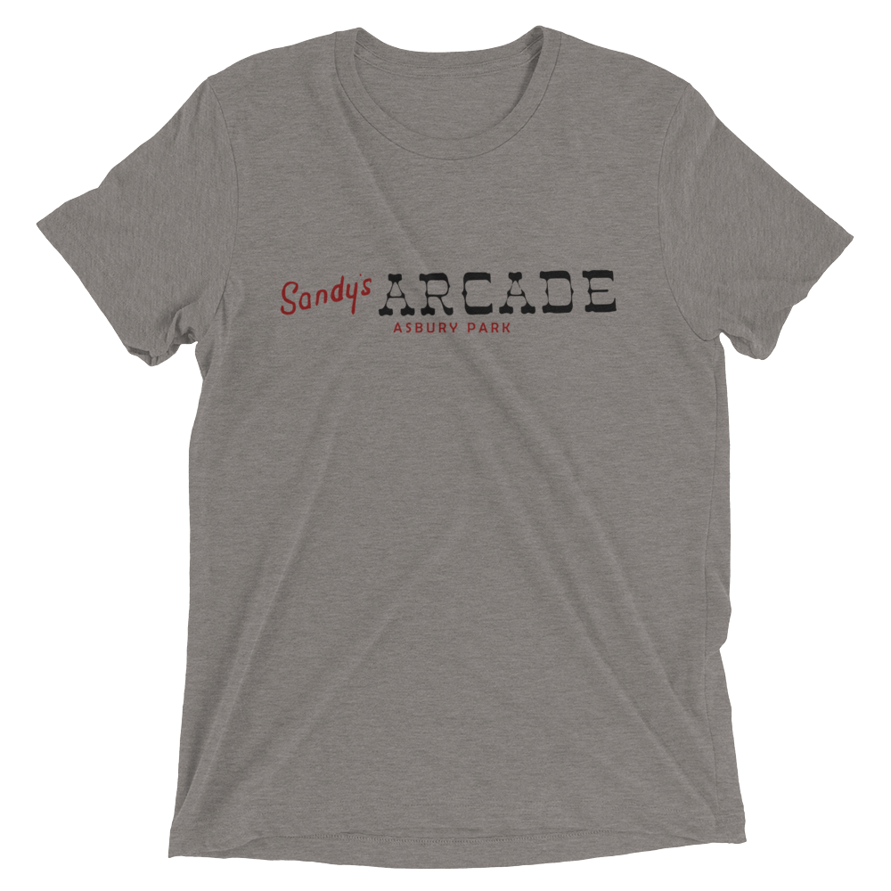 Sandy's Arcade - ASBURY PARK - Short sleeve t-shirt Grey Triblend