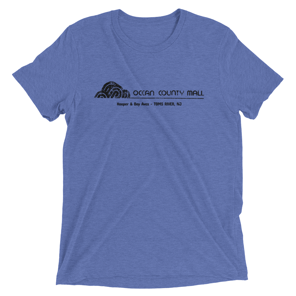 Ocean County Mall - TOMS RIVER - Short sleeve t-shirt Blue Triblend