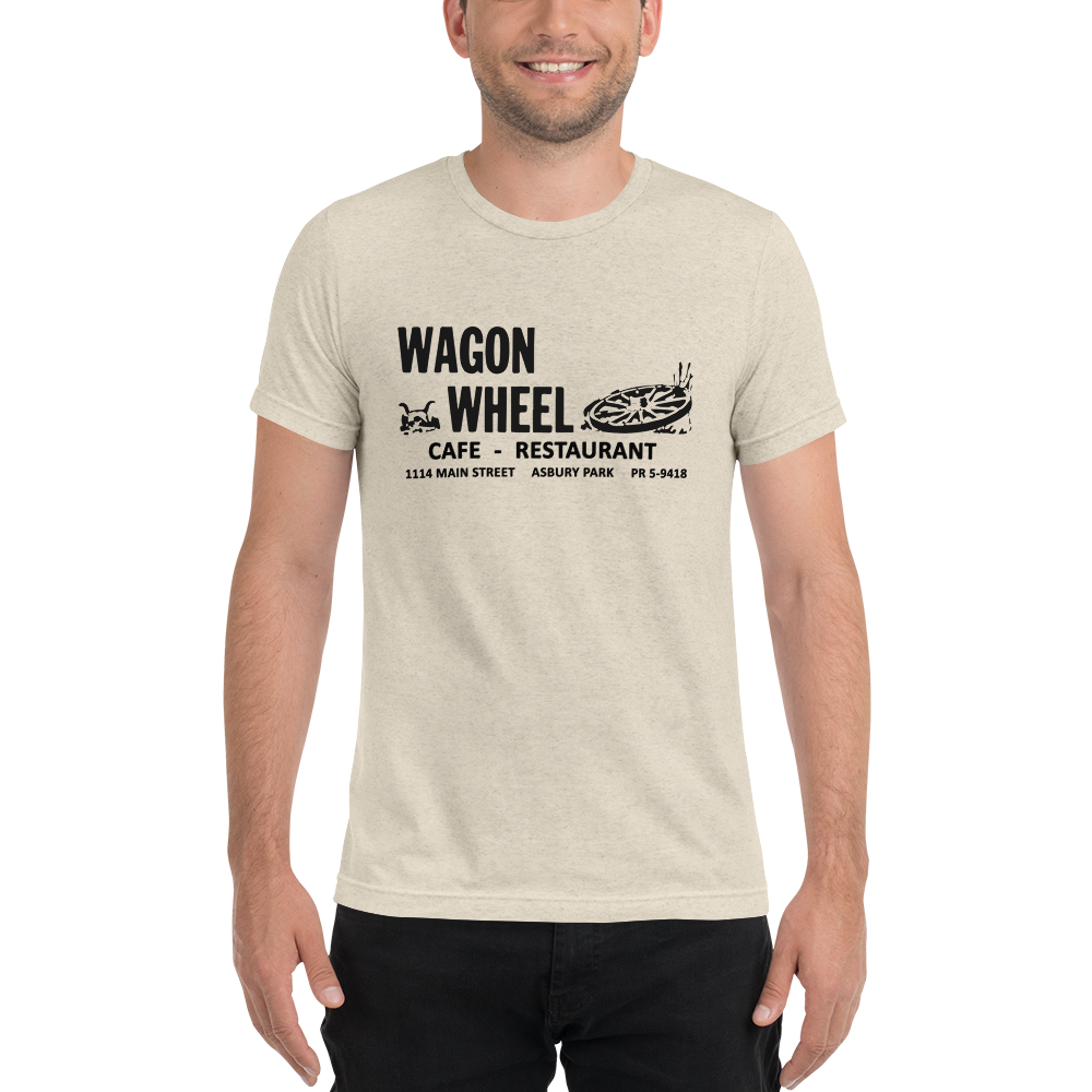 Wagon Wheel - ASBURY PARK - Short sleeve t-shirt Oatmeal Triblend