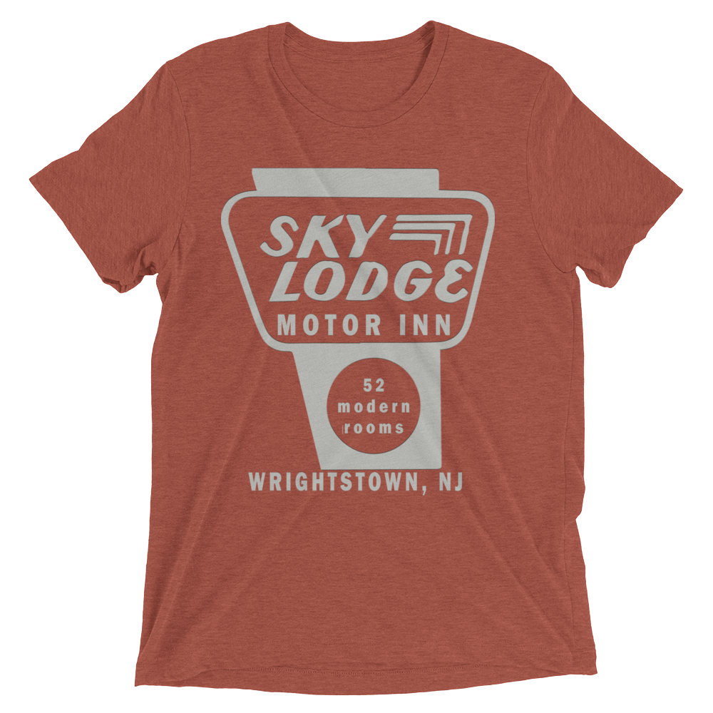 Sky Lodge Motor Inn - WRIGHTSTOWN - Short sleeve t-shirt Clay Triblend