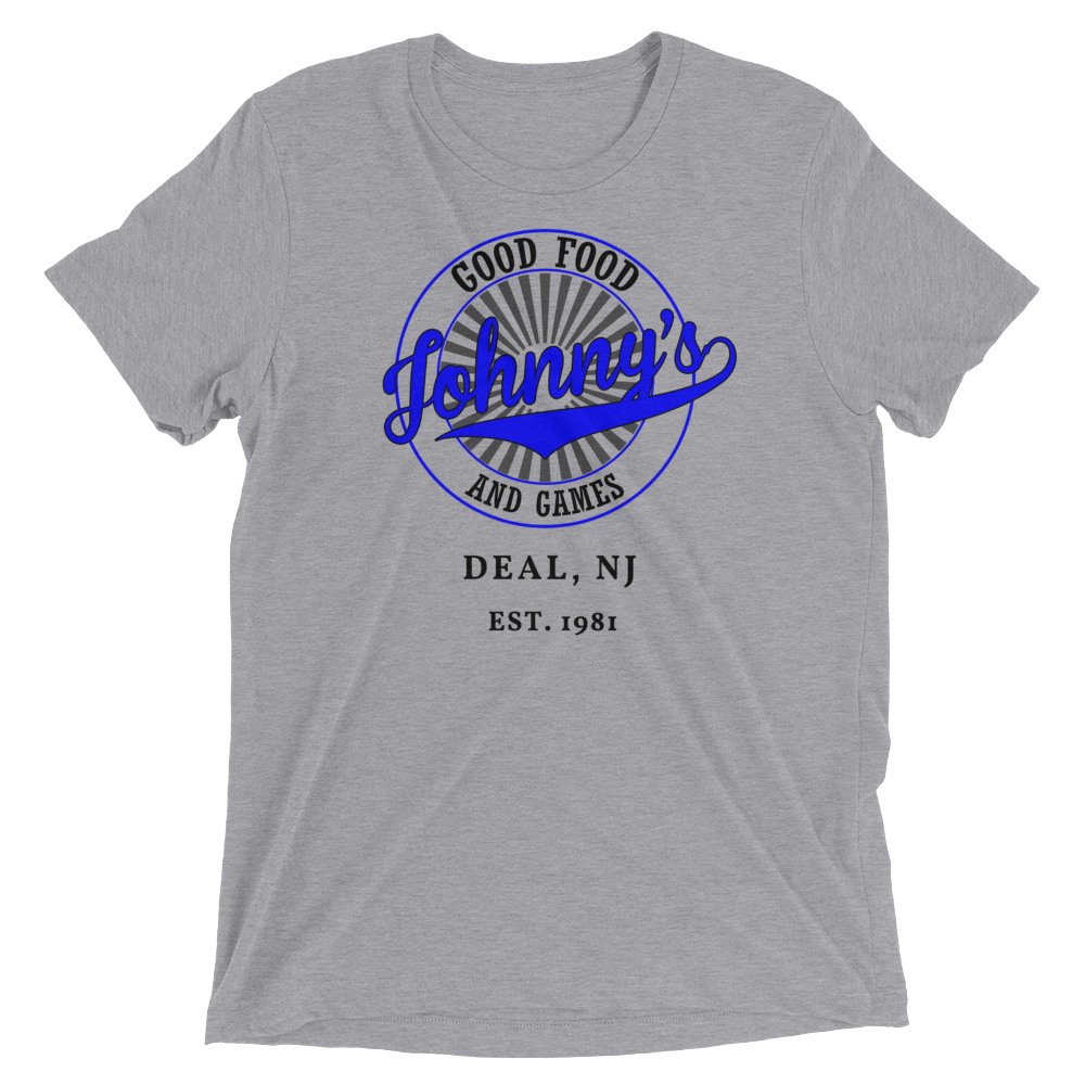 JOHNNY'S GOOD FOOD & GAMES - DEAL - Short sleeve t-shirt Athletic Grey Triblend