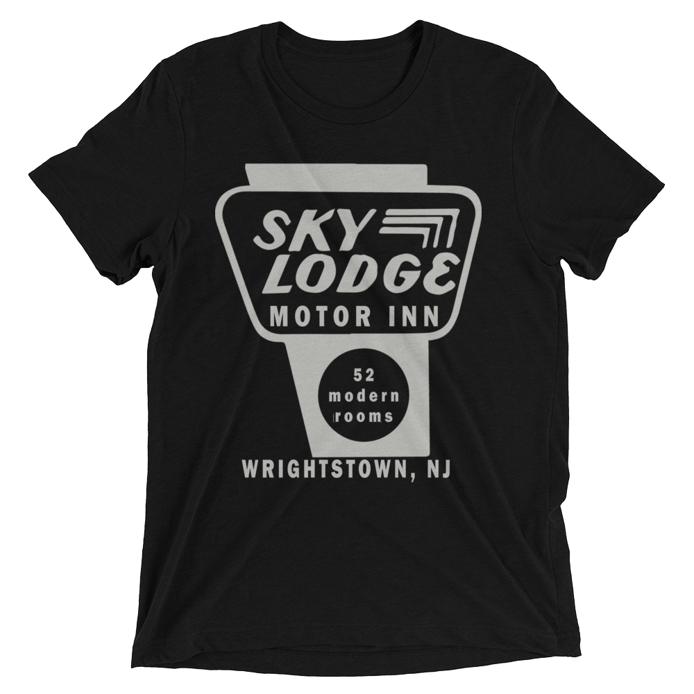 Sky Lodge Motor Inn - WRIGHTSTOWN - Short sleeve t-shirt Solid Black Triblend