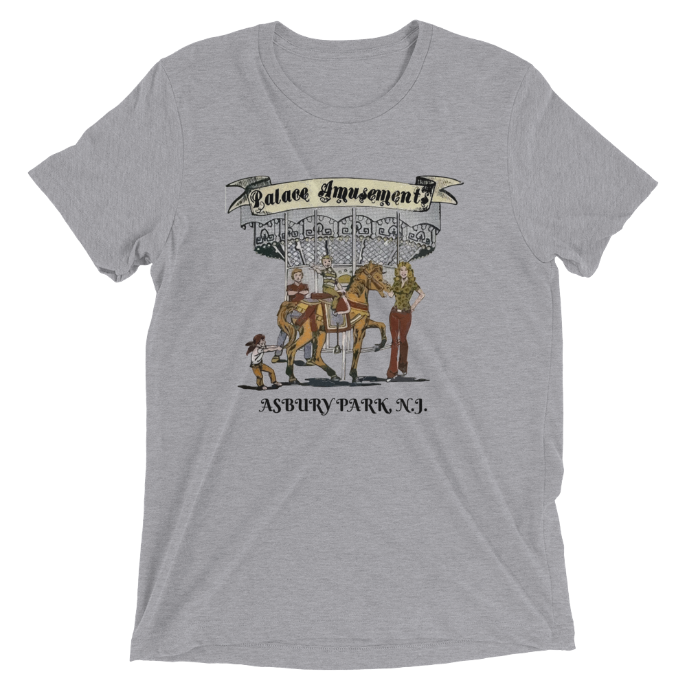 Palace Amusements - ASBURY PARK - Short sleeve t-shirt Athletic Grey Triblend