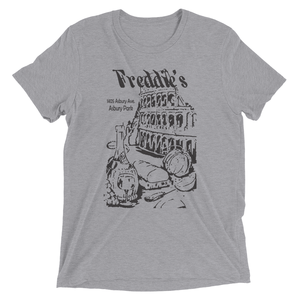 Freddie's Pizza - ASBURY PARK - Short sleeve t-shirt Athletic Grey Triblend